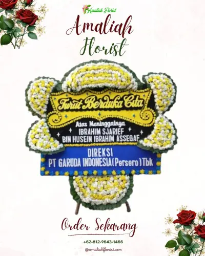 Papan Bunga Duka di Mertoyudan
